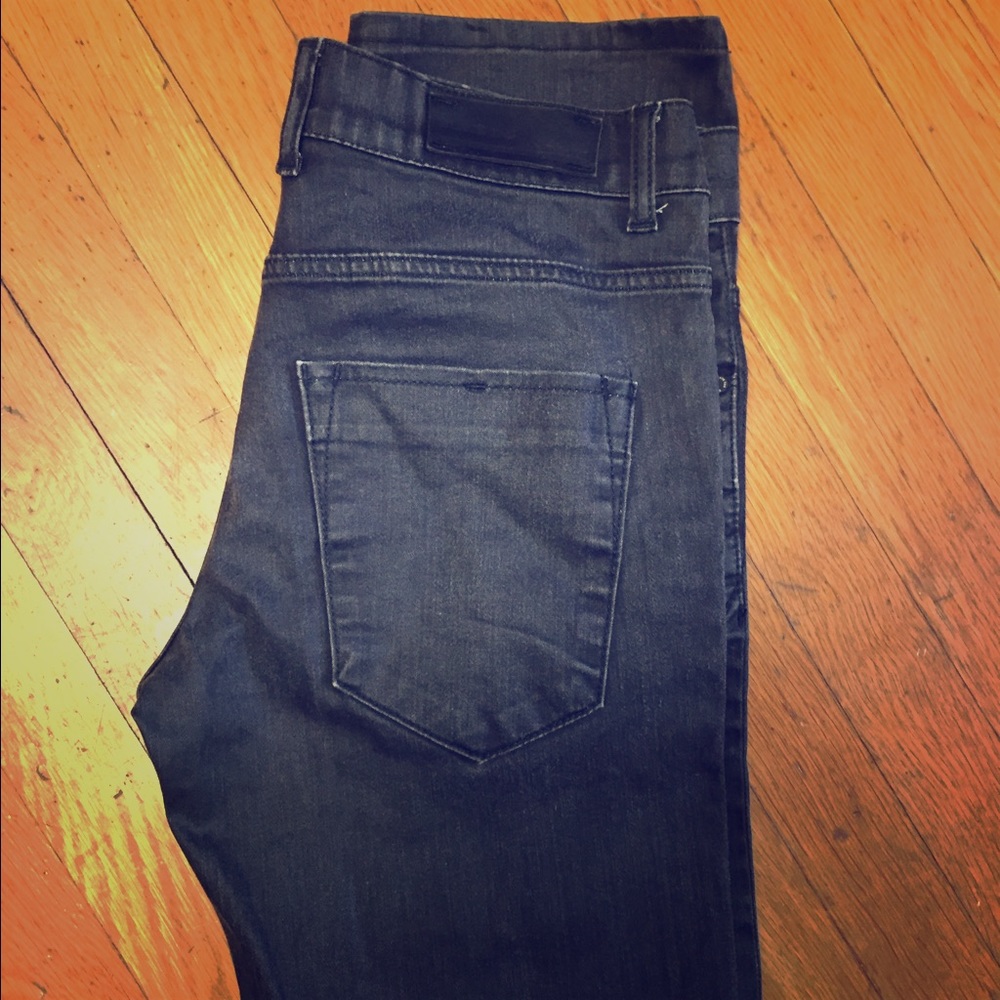 Zara Man black jeans, black tag edition