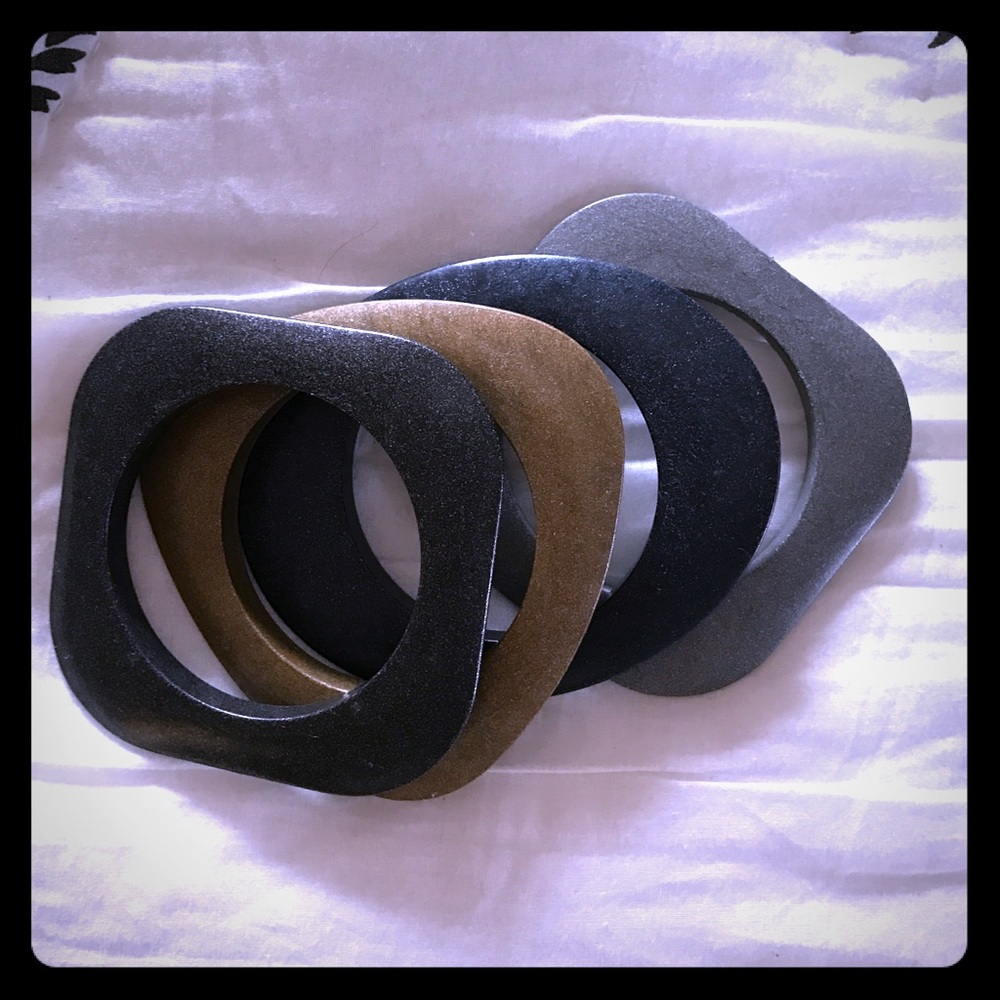 H&M recycled cardboard bangles