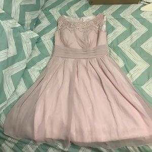 Rose pink dress