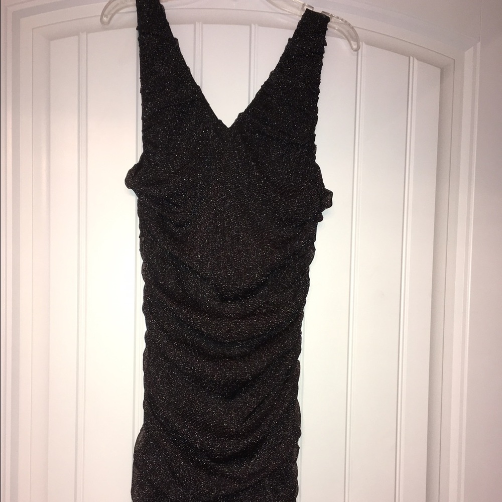 Little Black dress- Express Black shimmer Dress