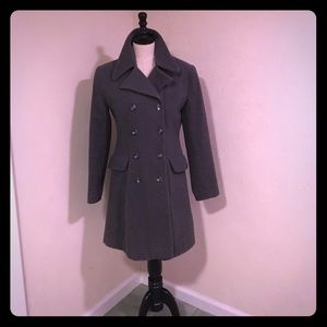 Poly-wool blend coat