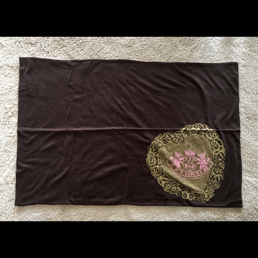 Juicy couture pillowcase