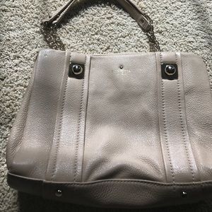 NWOT Kate Spade Nude leather bag!