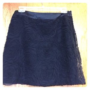 Mini floral detail skirt