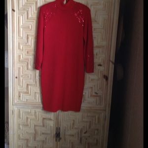 Stunning red St. John  dress