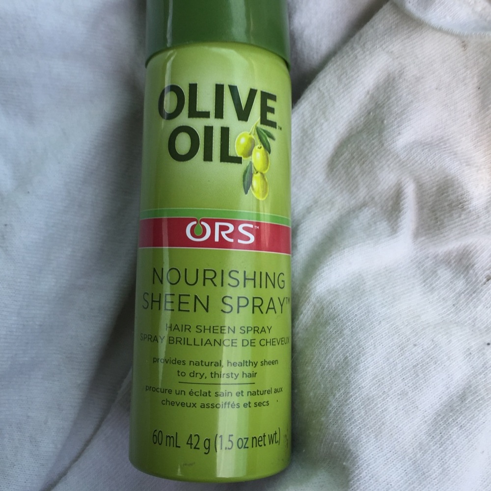 ORS olive oil hair sheen spray serum dry hair
