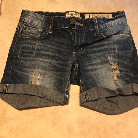 Indigo Rein denim shorts size 1 - Picture 1 of 2