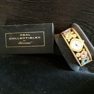 20 % off  ADRIENNE COLLECTIBLE JEWELED WATCH