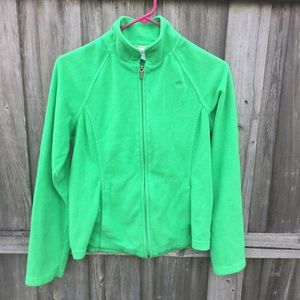 Lilly Pulitzer Green Fleece Jacket. Size Small.