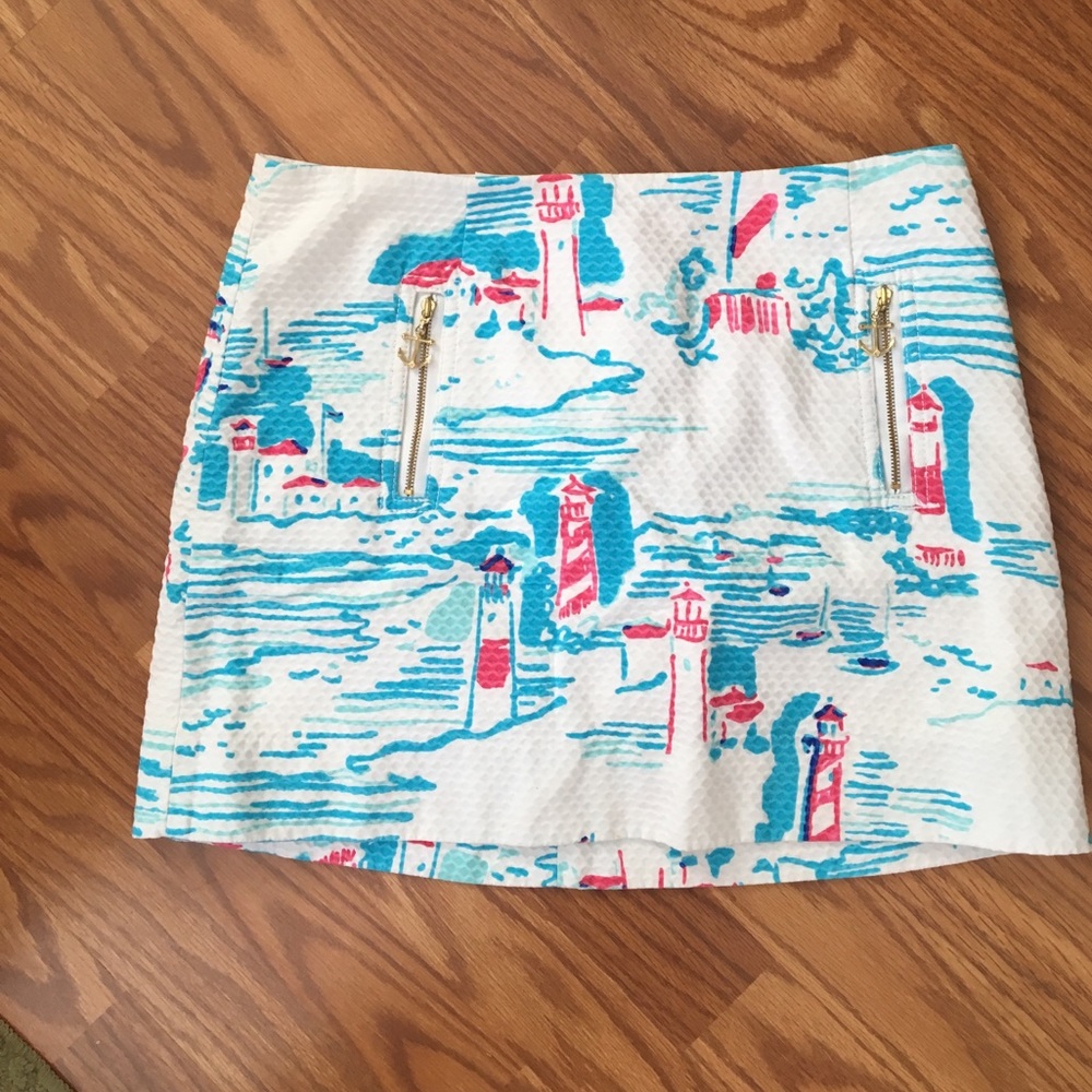 Lilly Pulitzer 'Watch Out Lighthouse' Skirt