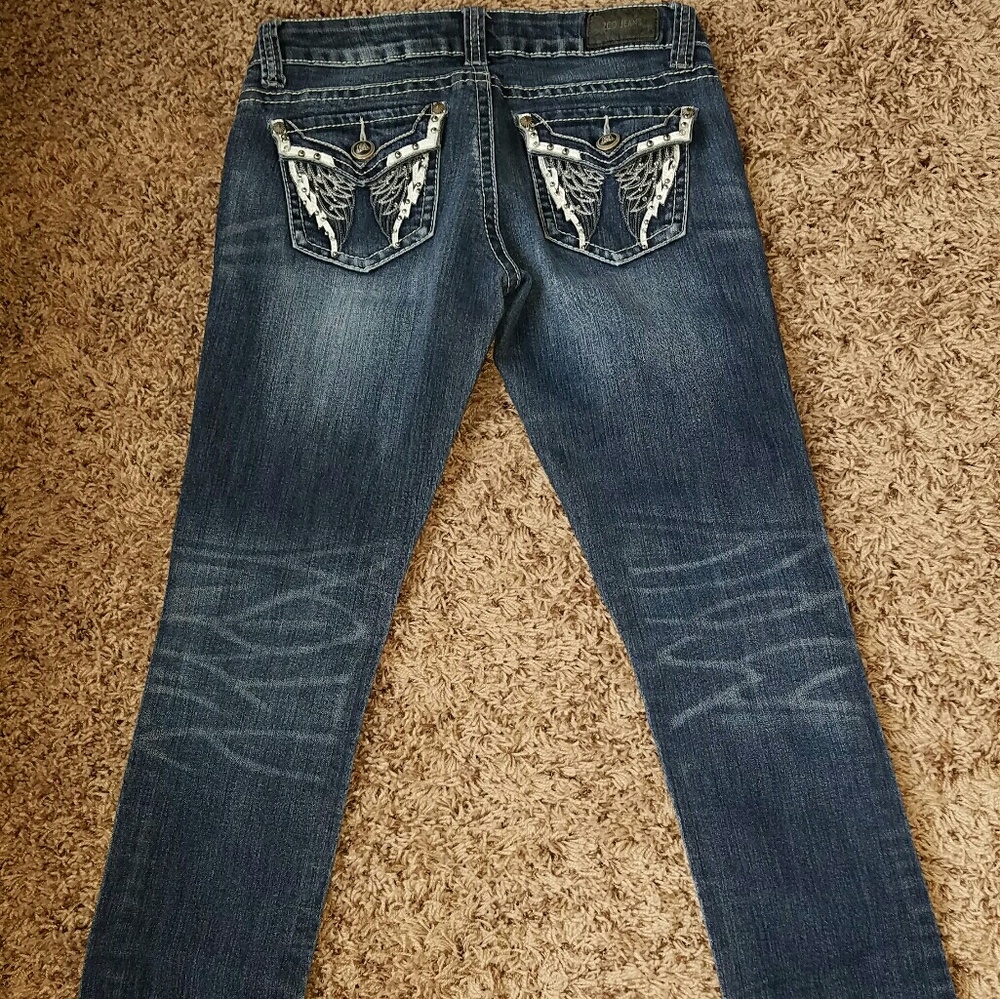 Designer skinny jeans