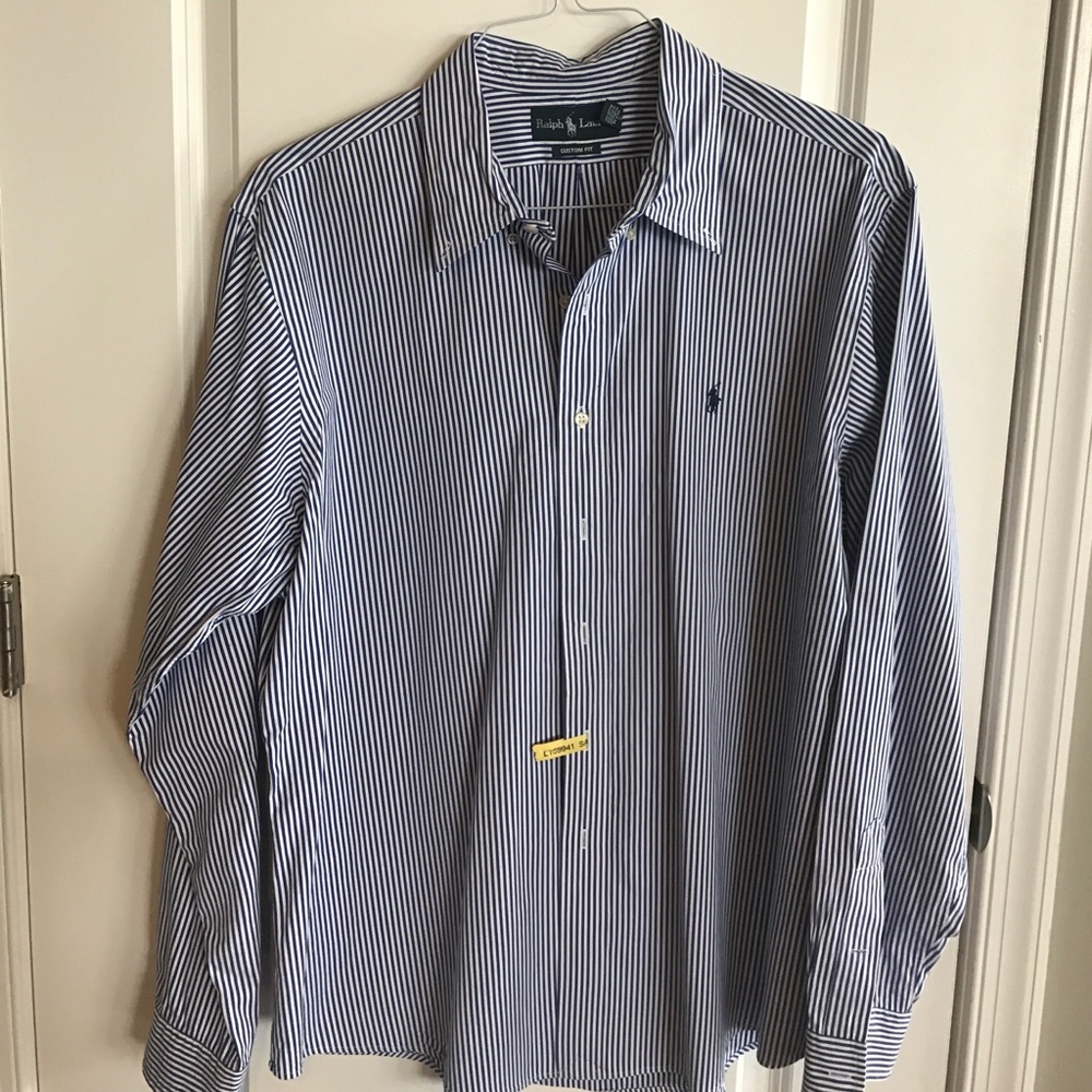 Men's Ralph Lauren XXL button up pinstripe