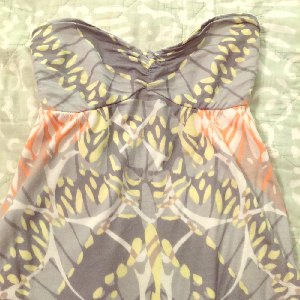 •SALE• Free People Strapless Printed Dress - Picture 3 of 5