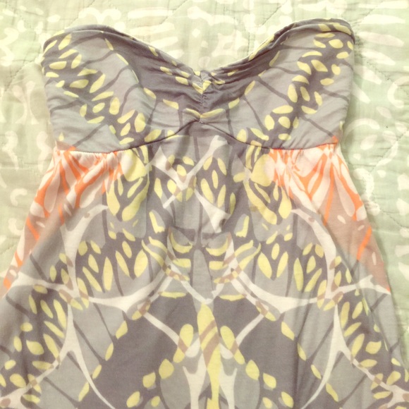 •SALE• Free People Strapless Printed Dress - Picture 3 of 5