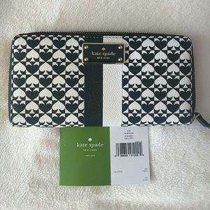 NWT Kate Spade Penn Place Zip Around Wallet