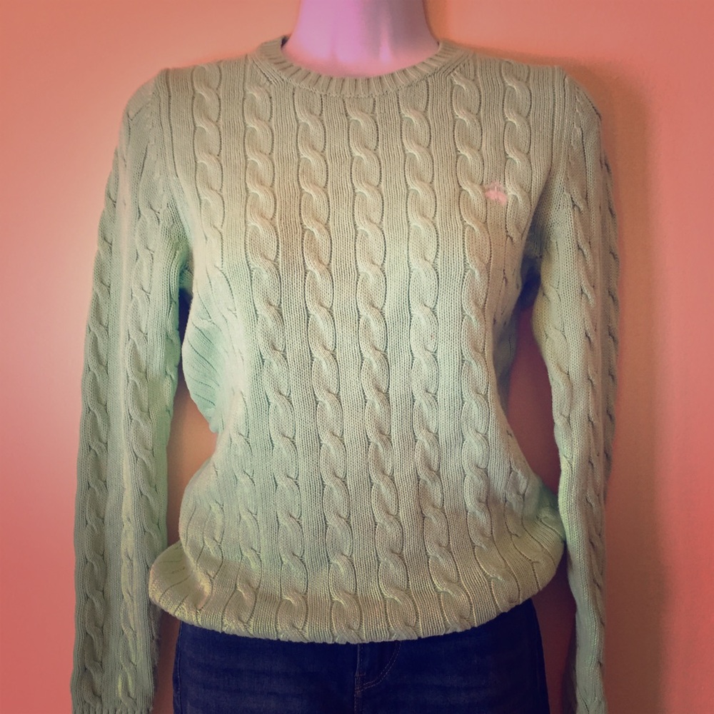 Mint sweater from brook brothers