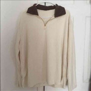 NWOT true grit look a like cream pullover