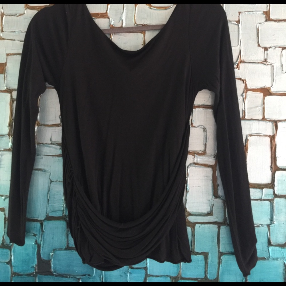 LaRock black top w/open back and tie