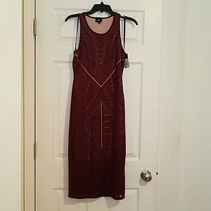 Beautiful never been worn Cabernet red dress