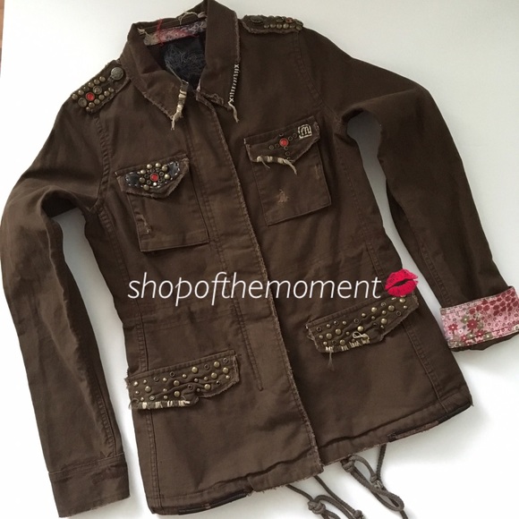 ๏ธโ๐ Miss Me โถ Queen of My Castle โถ Utility Jacket - Picture 2 of 8