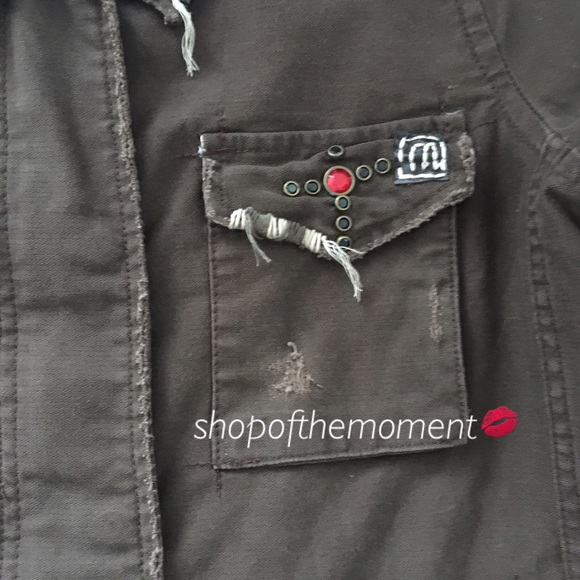 ๏ธโ๐ Miss Me โถ Queen of My Castle โถ Utility Jacket - Picture 4 of 8