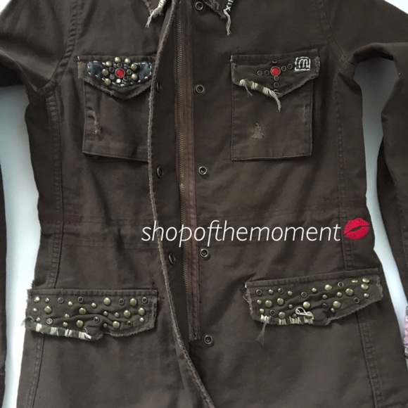 ๏ธโ๐ Miss Me โถ Queen of My Castle โถ Utility Jacket - Picture 6 of 8