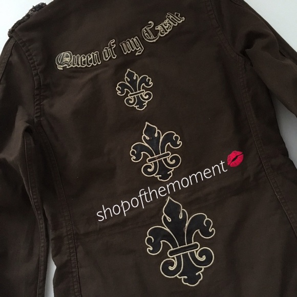 ๏ธโ๐ Miss Me โถ Queen of My Castle โถ Utility Jacket - Picture 8 of 8