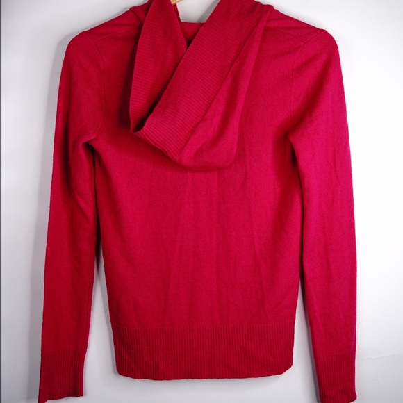 J. Crew Fuchsia Pink Hoodie Sweater Size XS - Picture 2 of 4