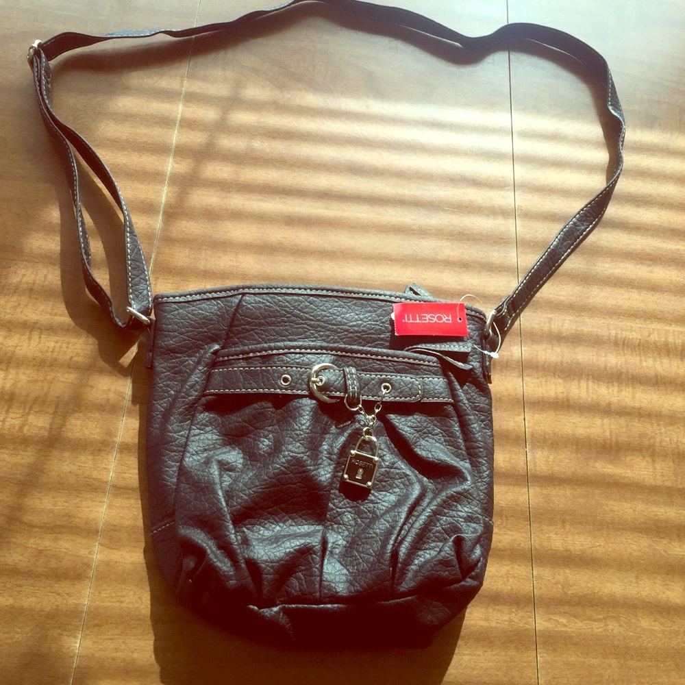 NWT Rosetti black cross body