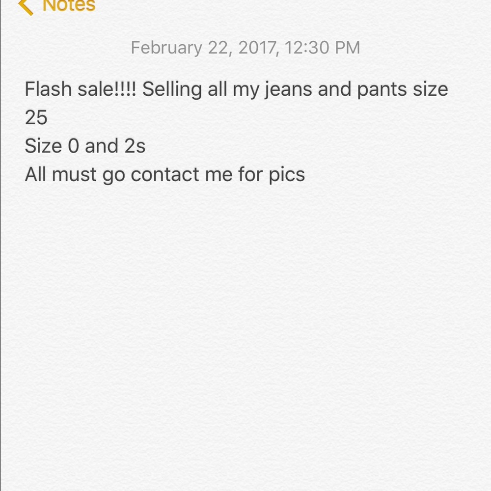 Flash sale!