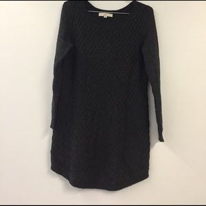 Ann Taylor Loft long gray sweater/dress, Medium