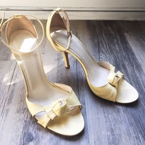 Yellow Jill Stuart Heel With Ankle Strap