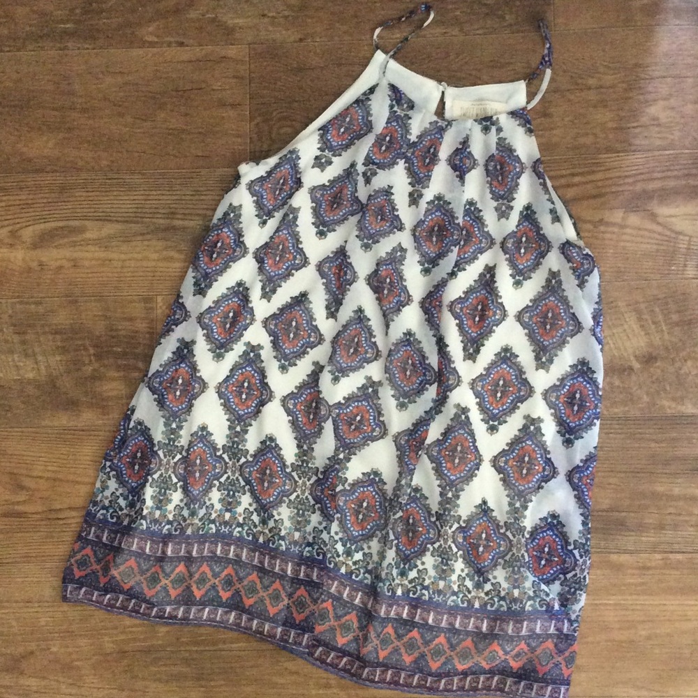 SWEET WANDER THIN STRAP GRAPHIC DESIGN TOP