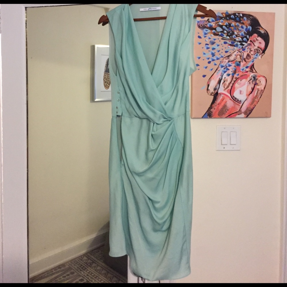 Mint Diane von Furstenberg cocktail dress
