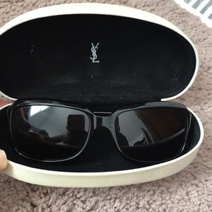 Authentic black YSL sunglasses