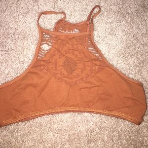 Free People High Kneck Bralette