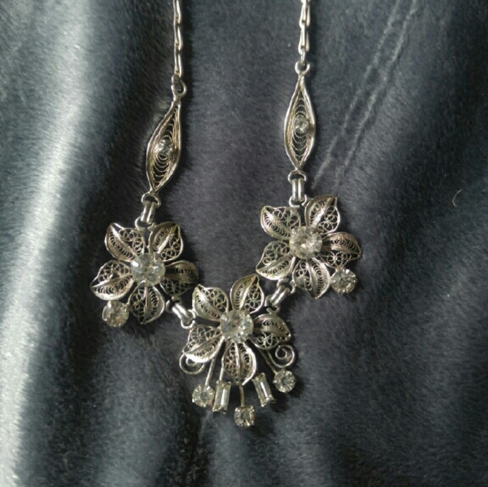 Antique Necklace 15" long