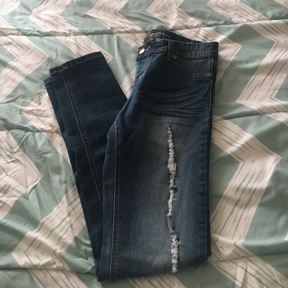 Blue Asphalt Jeggings