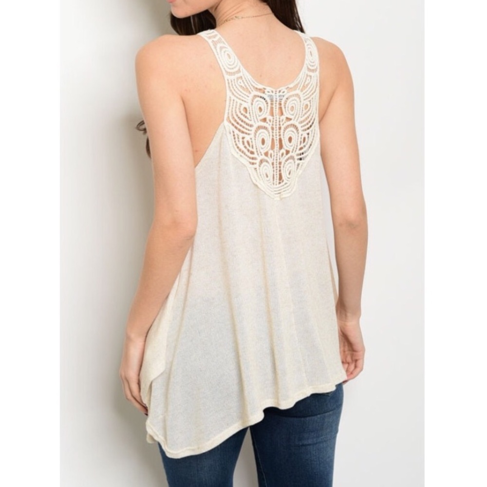 🌸 Ivory Crochet Top 🌸