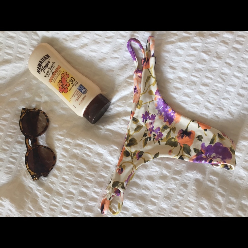 🌺Midori flowered swim bottom