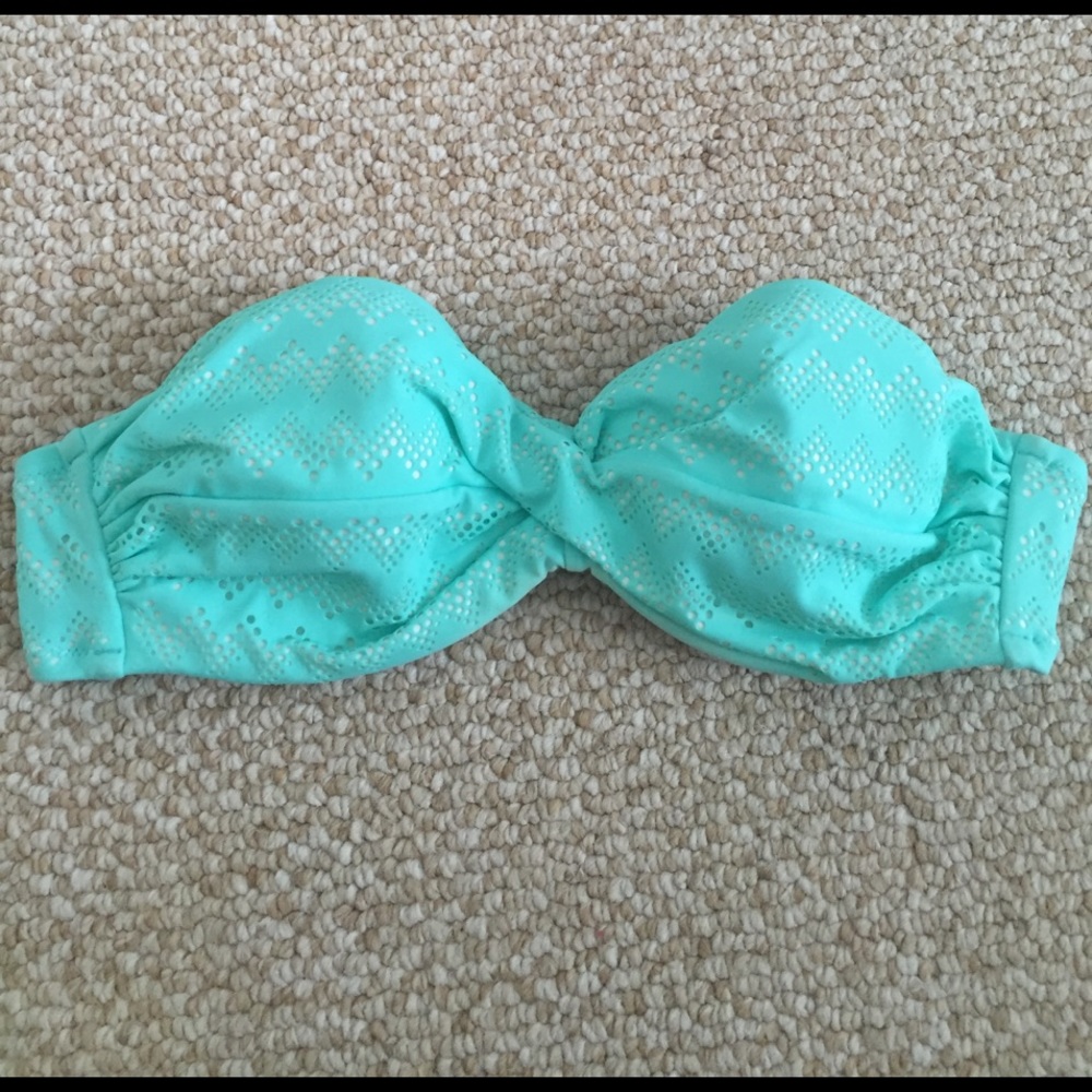Blue Victoria secret bikini top (34b)
