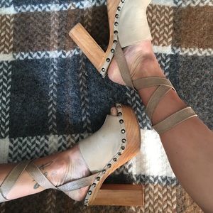Jeffrey Campbell Woodies Platform Heels