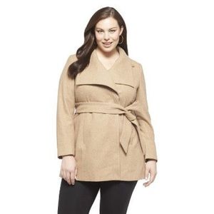 Camel Wrap Coat