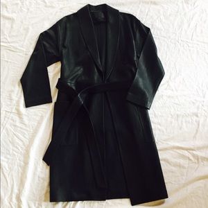 Alexander Wang leather coat size 4 make offer!