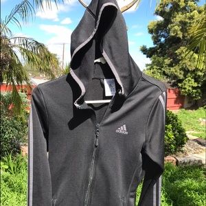 Black Adidas lightweight Hoodie
