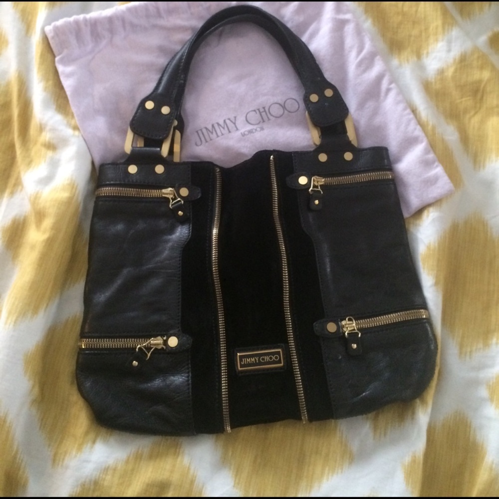Expandable JIMMY CHOO tote