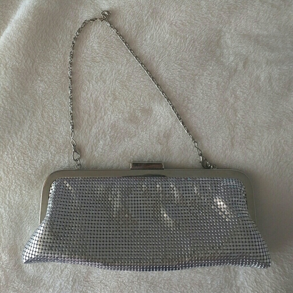 Carlo Fellini Silver Evening Bag/Clutch