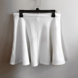 White Skater Skirt