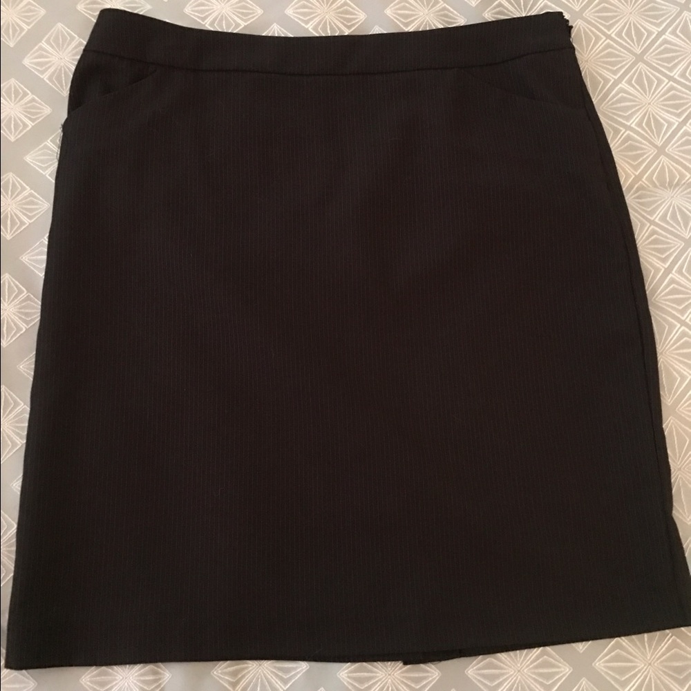 Pinstripe New York Company Menswear Pencil Skirt 8