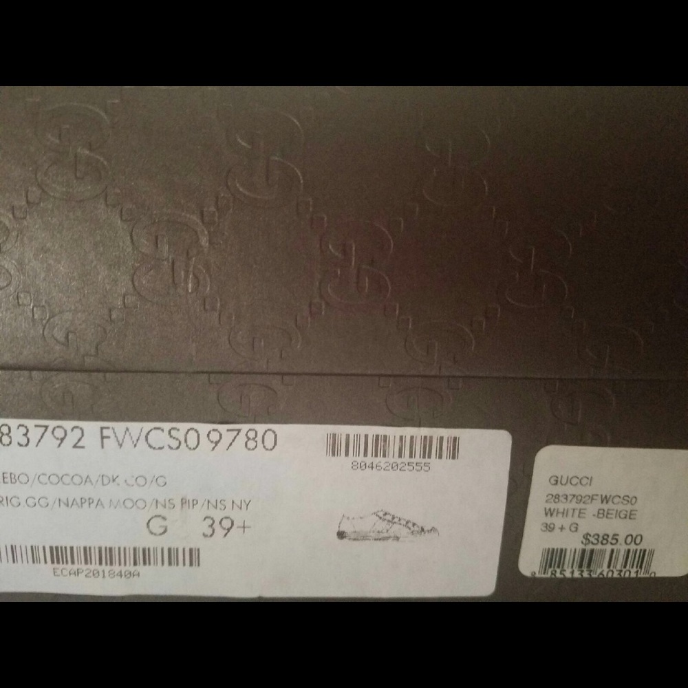 Authentic women's Gucci sneakers